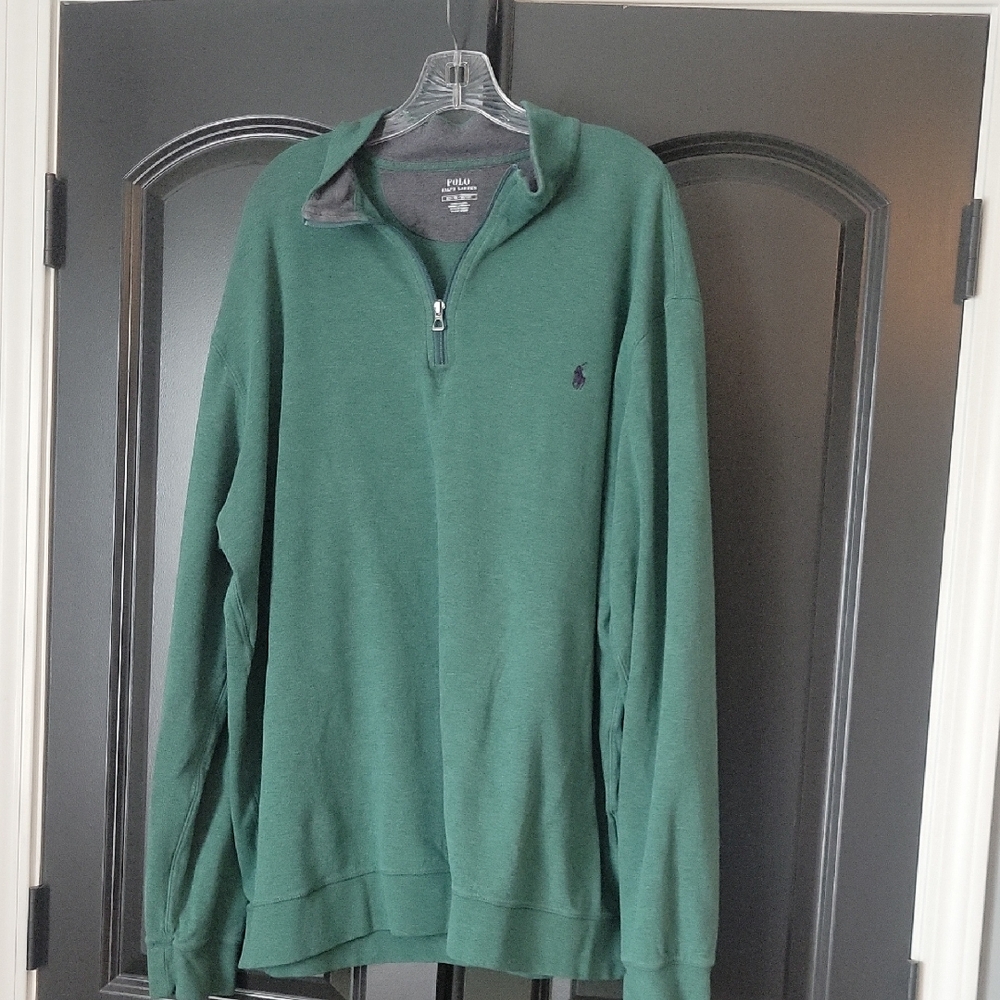 Polo by Ralph Lauren Forest Green Zip-Up Sweater